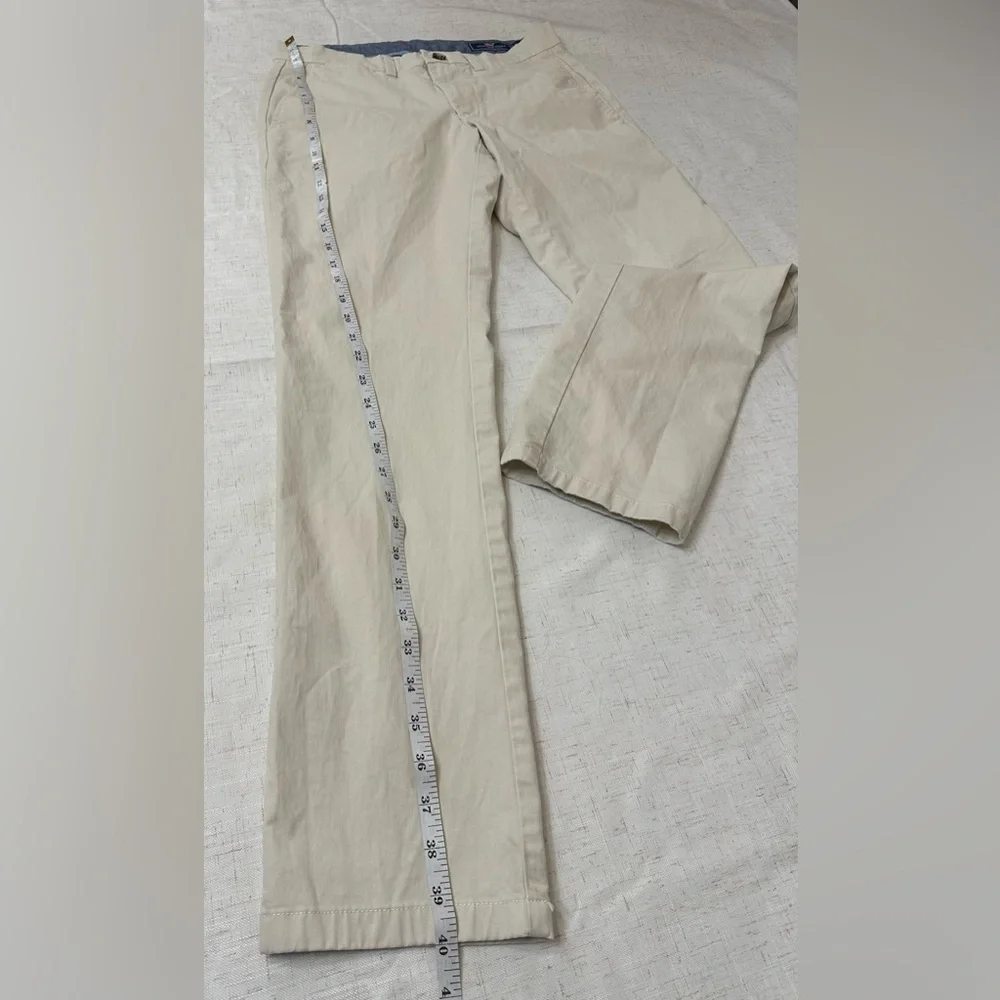 Vineyard Vines Tan Chinos with Blue Details